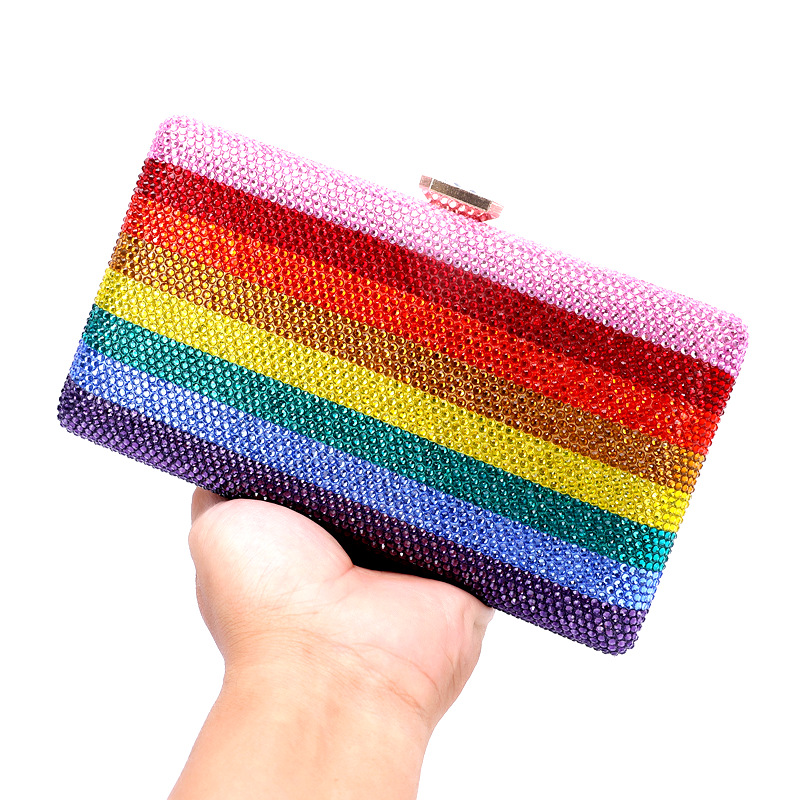 Interior Design With Ai - Regenboog Hand Carry Avond Diner Tas