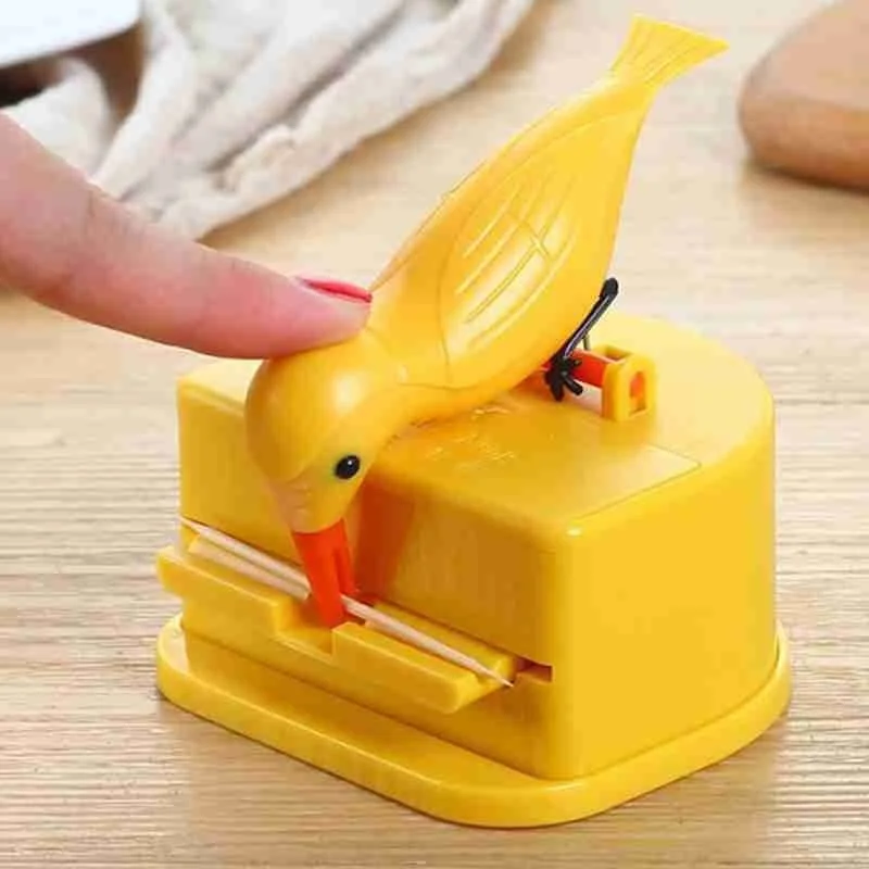 Interior Design Kitchen - 1Pc Nieuwe Kleine Vogel Tandenstoker Container
