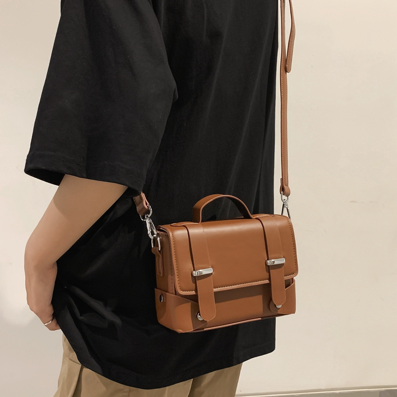 Interior Design Minimalist - Minimalistische unisex schoudertas Modieuze PU lederen