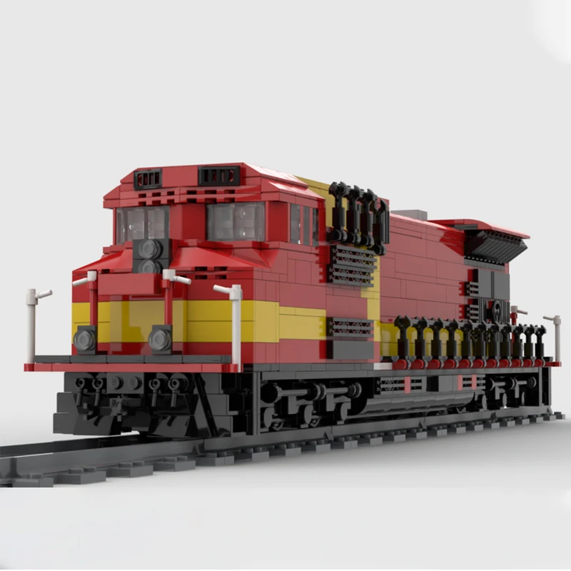 Interior Design Lego - 1466pcs MOC AWVRes 777 Trein Bouwstenen