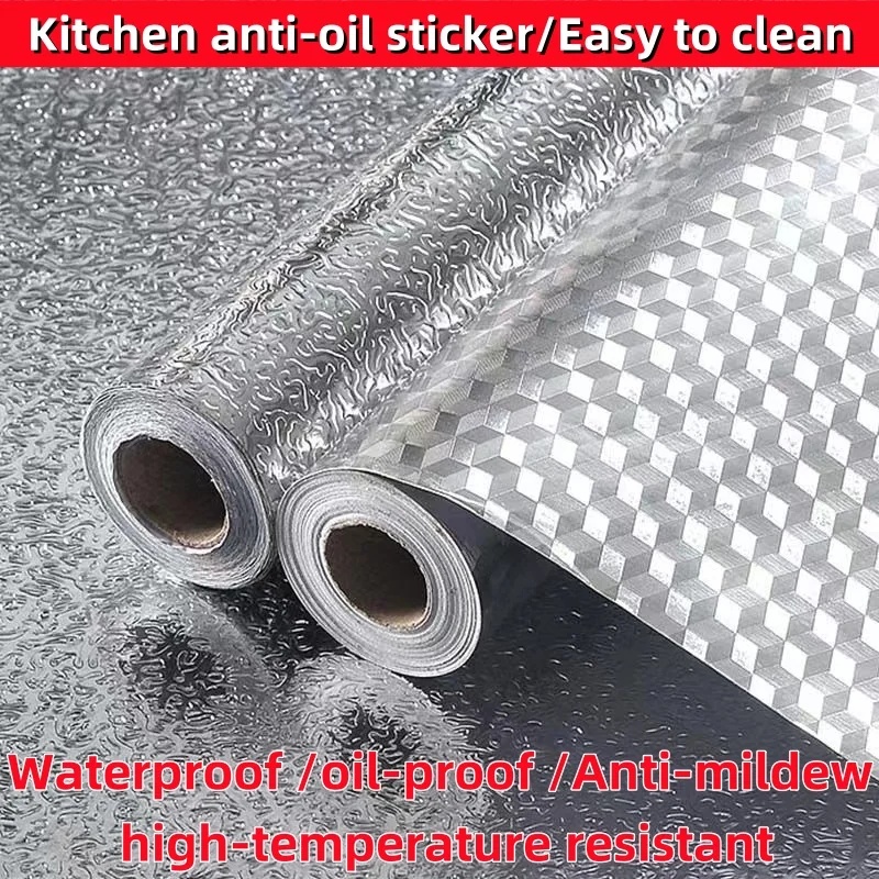 Interior Design Kitchen - Keuken Oliebestendige zelfklevende stickers Anti-fouling Hoge