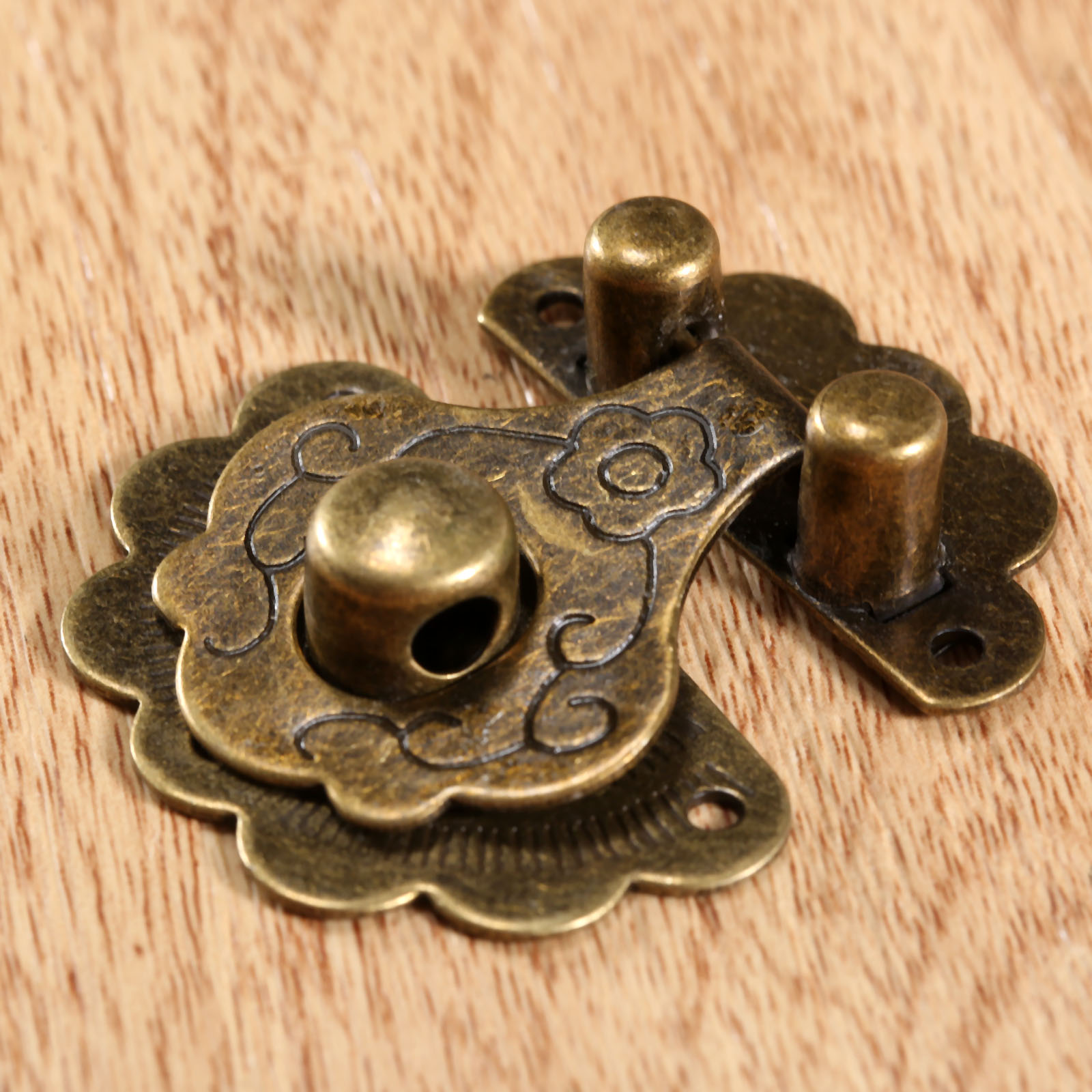 Antique Brass Hook - Antiek Brons Hasps Lock Decoratieve Sieraden