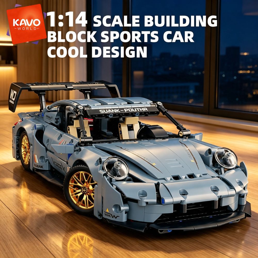 Interior Design Education - KAVOWORLD 973-delige Coole Speelgoed Bouwstenen 1:14