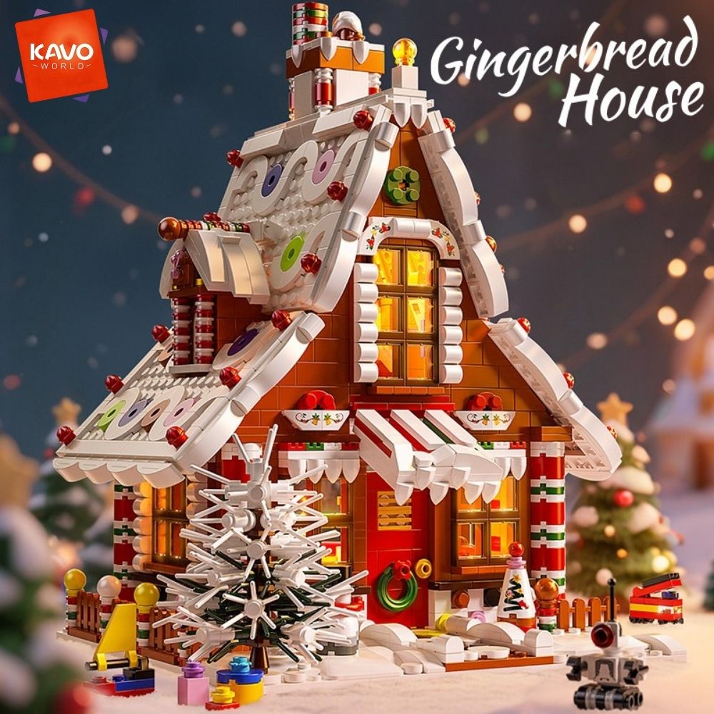 KAVOWORLD 1614-delige Kerst gi - Interior Design Lego recensie en prijs