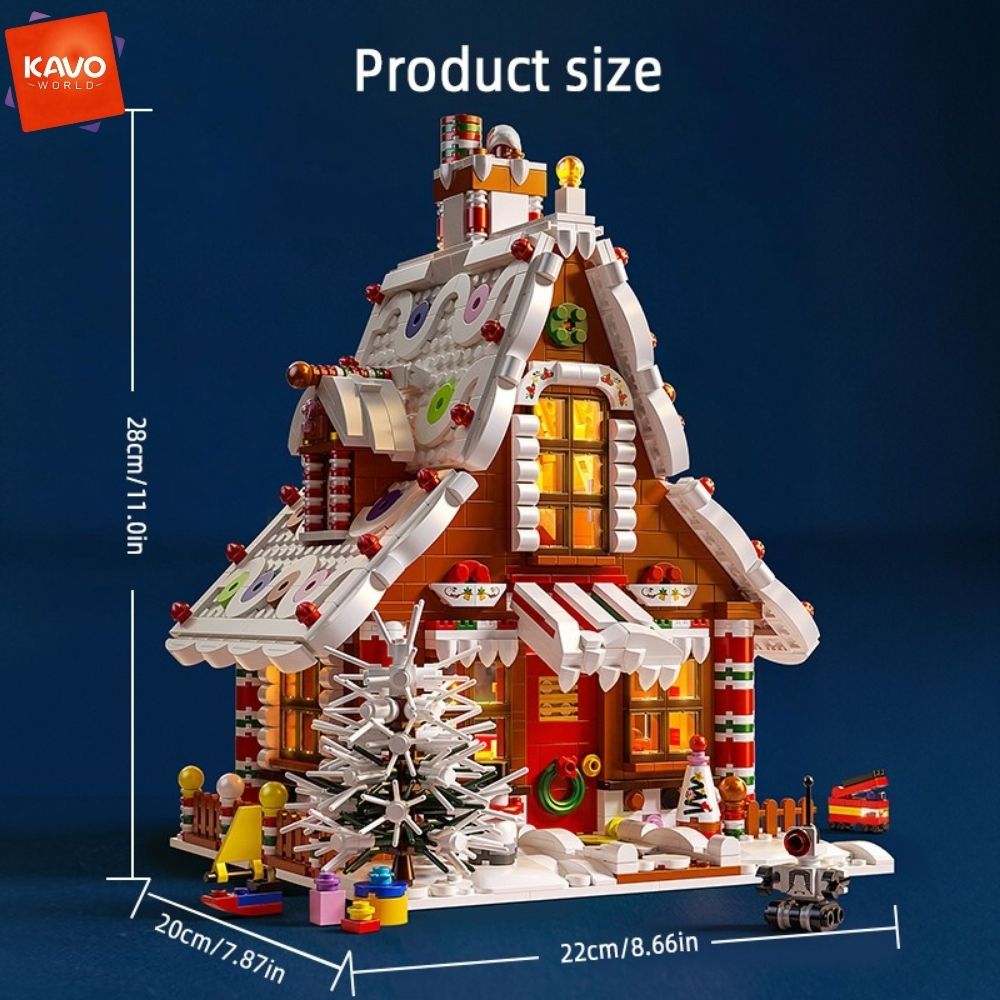 KAVOWORLD 1614-delige Kerst gi - Interior Design Lego recensie en prijs