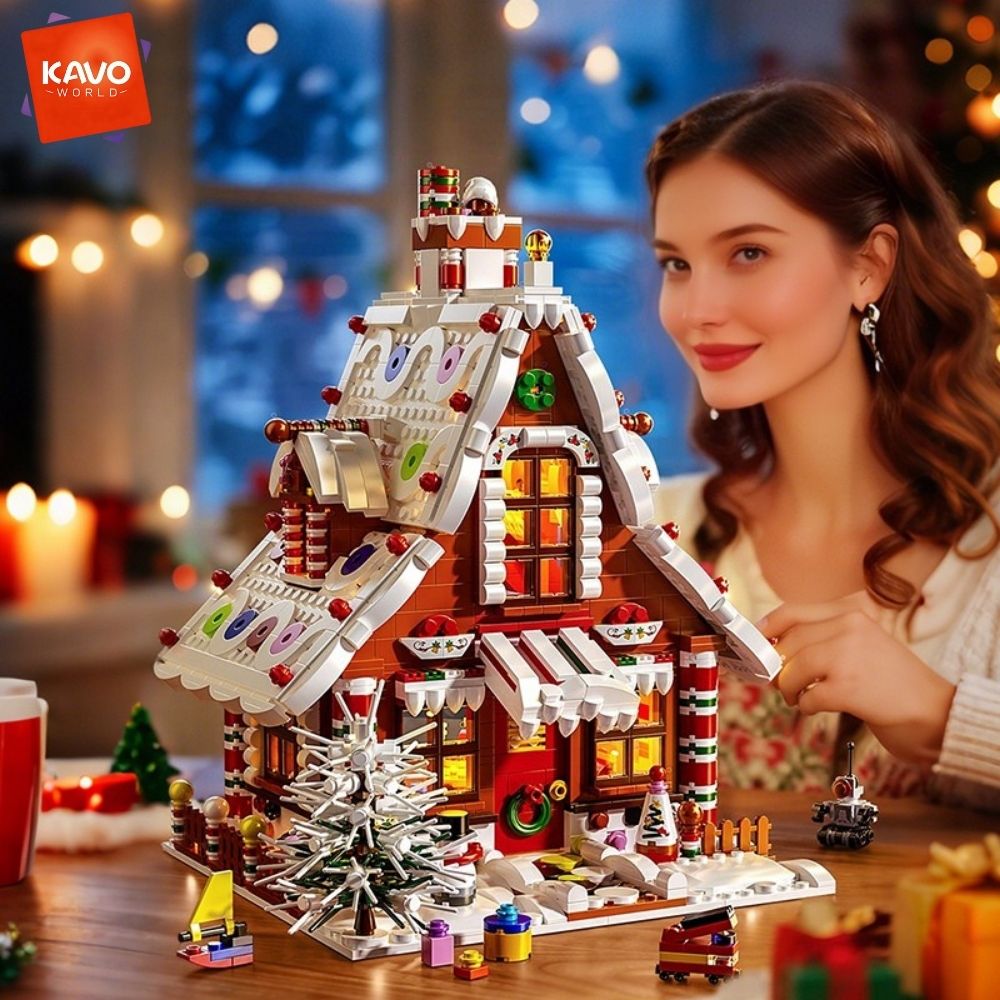 KAVOWORLD 1614-delige Kerst gi - Interior Design Lego recensie en prijs