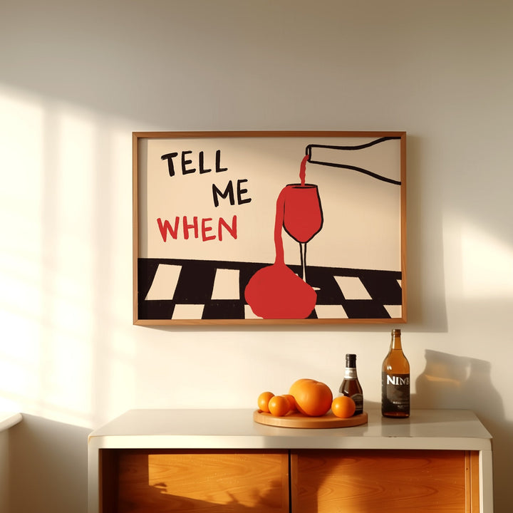 Vintage Tell Me When Drink Can - Interior Design Kitchen recensie en prijs