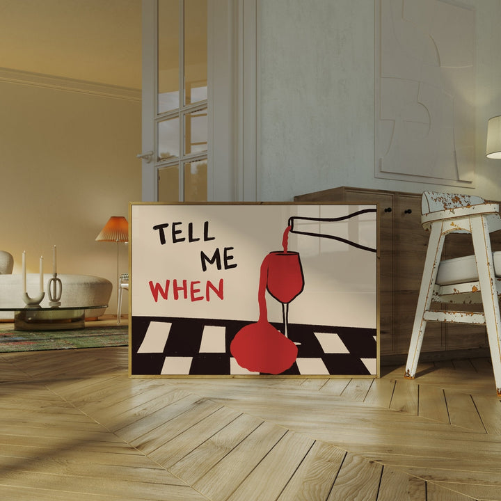 Vintage Tell Me When Drink Can - Interior Design Kitchen recensie en prijs