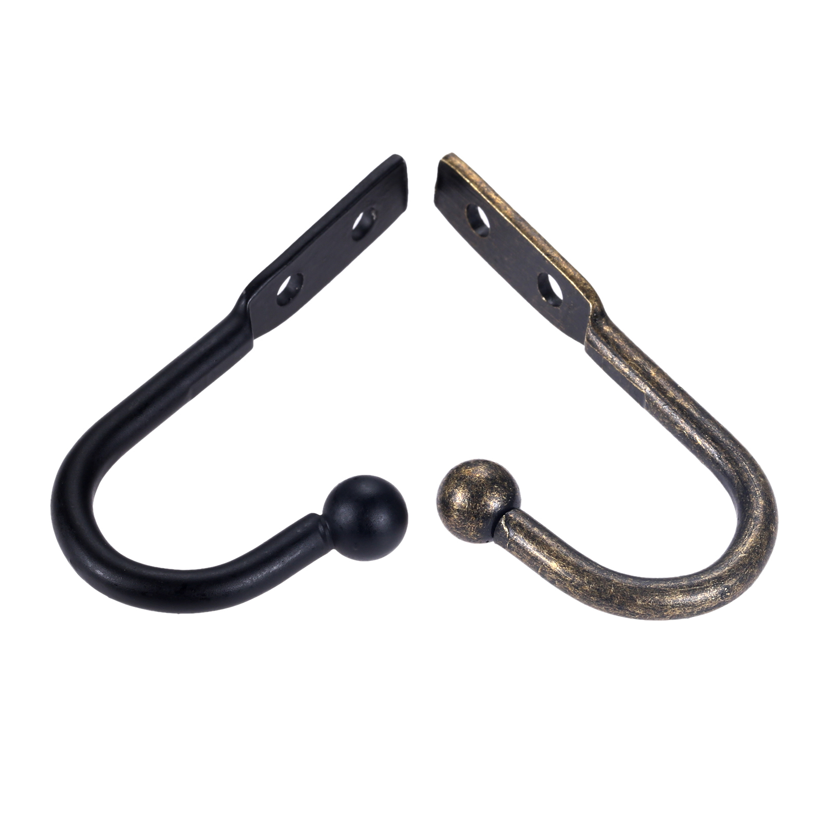 5Pcs Vintage Zwart/Antiek Bron - Antique Brass Hook recensie en prijs