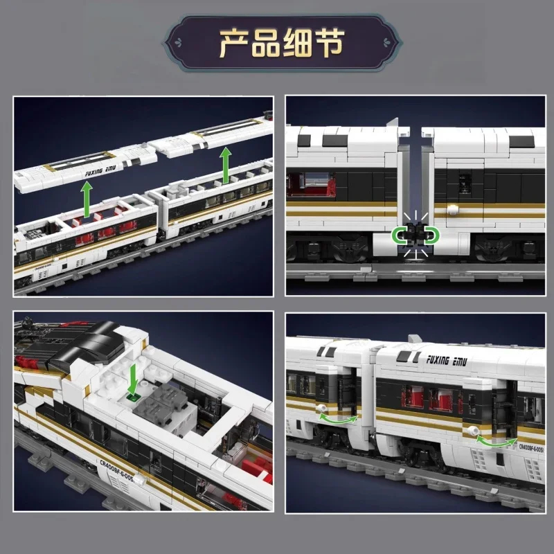 12015 High-Speed Railway Trein - Interior Design Lego recensie en prijs