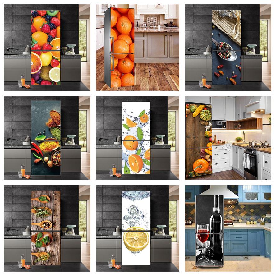 Fruit Kruiden Patroon Sticker  - Interior Design Kitchen recensie en prijs