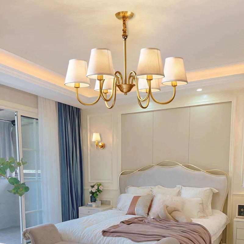 Koperen kroonluchter voor woon - Interior Design Gold recensie en prijs