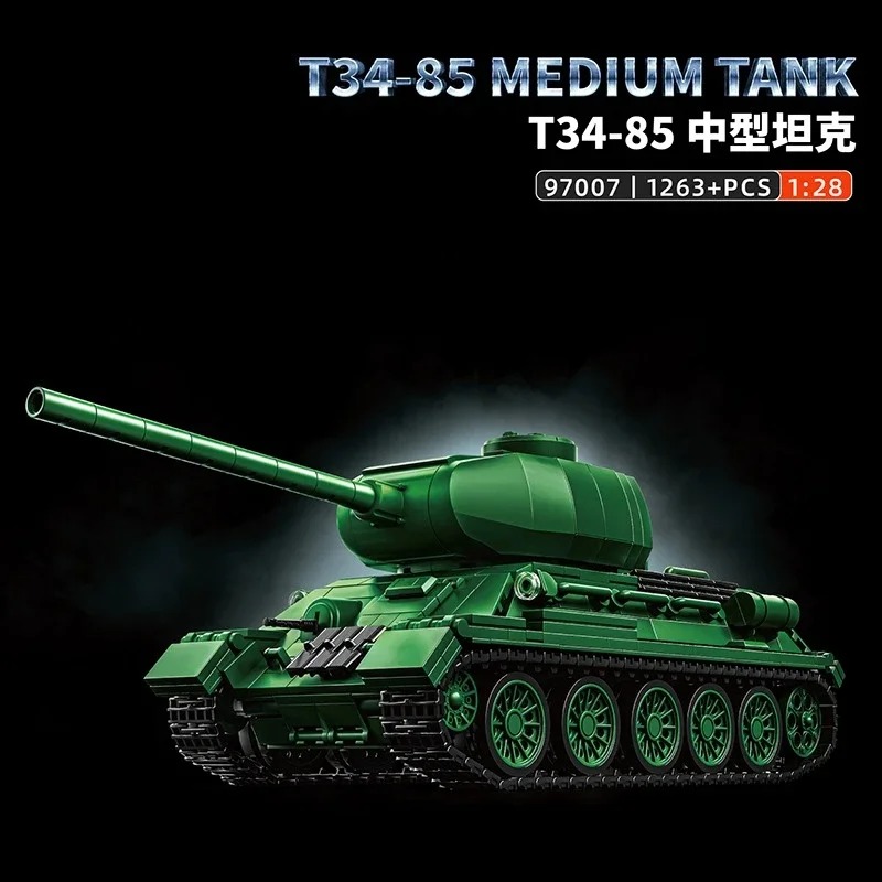 T34-85 Tankmodelbouwset - 1263 - Interior Design Lego recensie en prijs