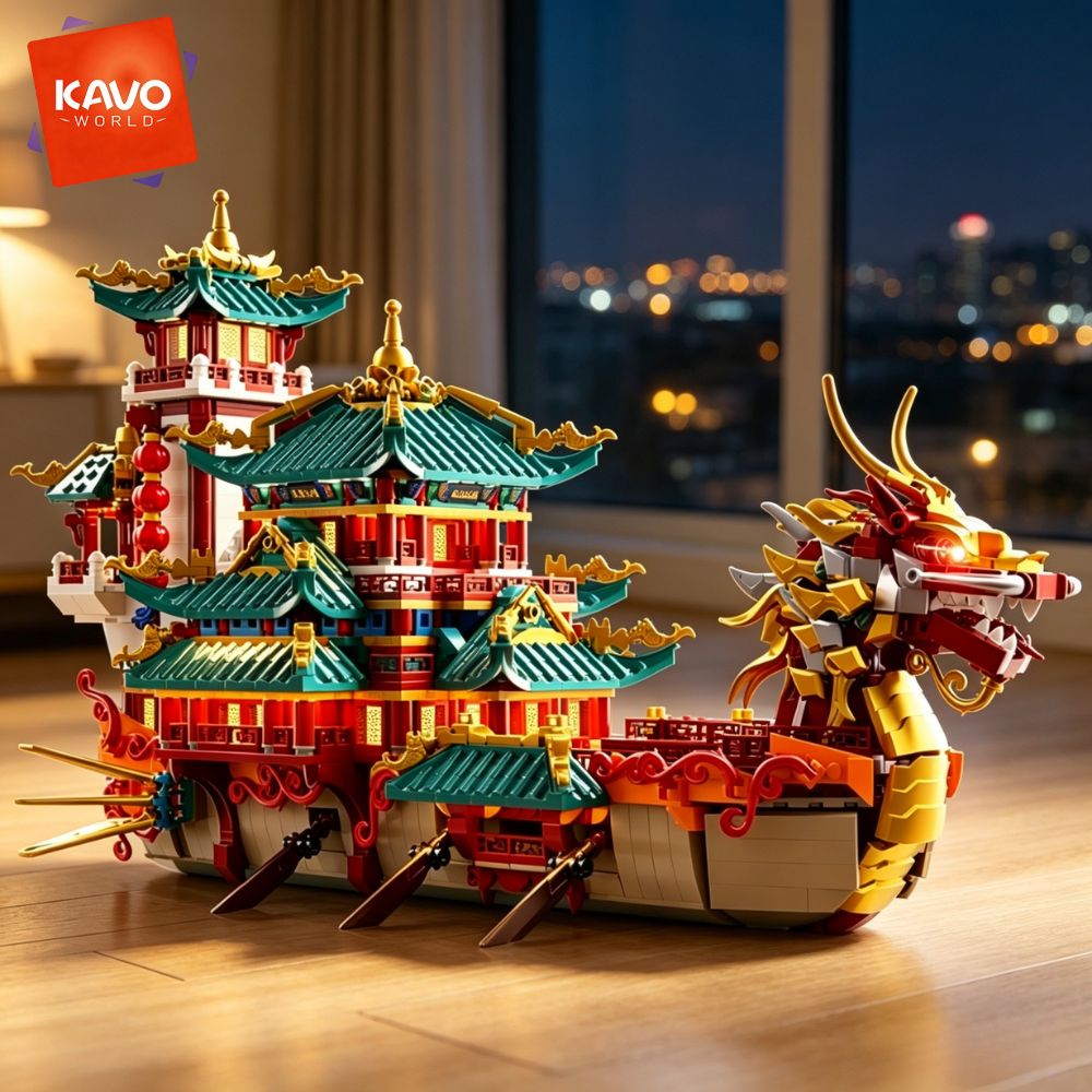 KAVOWORLD 2453-delige Drakenbo - Interior Design Lego recensie en prijs