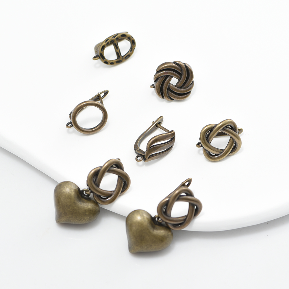 1 paar NIEUWE Oorbel Sluitinge - Antique Brass Hook recensie en prijs