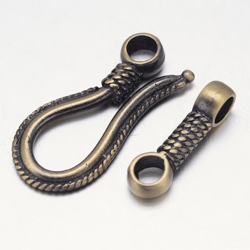 Rekbeplating Messing Haak en S - Antique Brass Hook recensie en prijs
