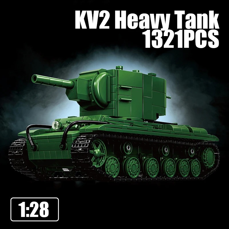 KV-2 Tank Model Kit - 1321PCS  - Interior Design Lego recensie en prijs