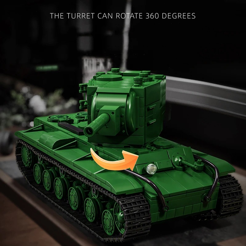 KV-2 Tank Model Kit - 1321PCS  - Interior Design Lego recensie en prijs