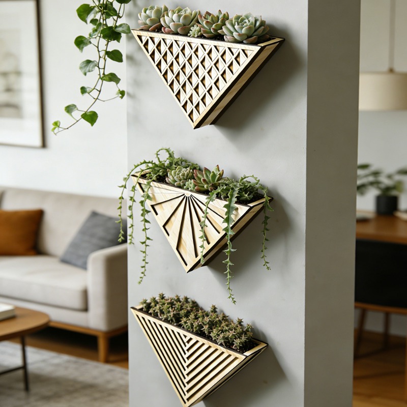 1 stks licht hout geometrische - Geometric Shelf Triangle recensie en prijs