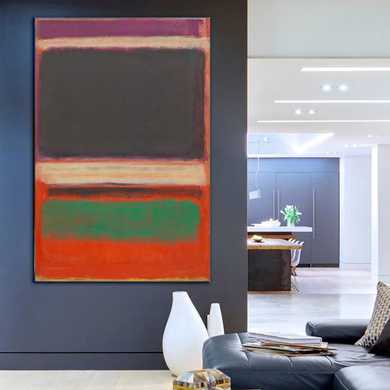 Wanddecoratie, Mark Rothko Pos - Interior Design Minimalist recensie en prijs